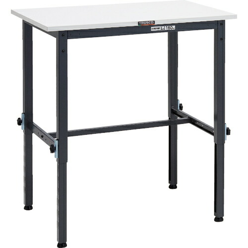 [高さ調節式作業台（ＡＥＭ型１５０ｋｇタイプ）]【送込】ＴＲＵＳＣＯ 軽荷重作業台高さ調節式（１５０ｋｇ）ＡＥＭ型 ９００Ｘ７５０ＸＨ６５０～９５０ 基本タイプ ダークグレー色 1台【代引不可】【北海道沖縄送別】【smtb-KD】【法人様のみ取扱い】