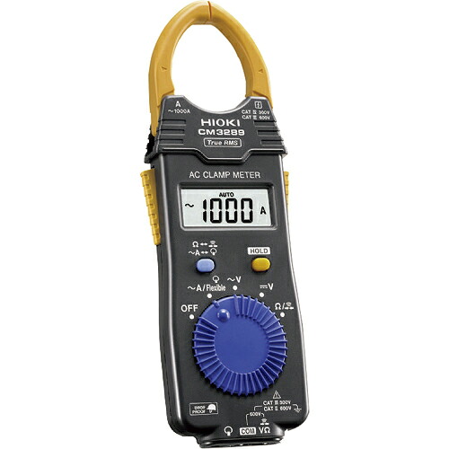 [デジタルクランプメーター（遣り取り電流価値付ける用）]【貨物輸送無料】日置電機（株） ＨＩＯＫＩ ＡＣクランプメータ ＣＭ３２８９ コマーシャル3289 1台【125-6448】【北海道・沖縄貨物輸送別途】【smtb-KD】