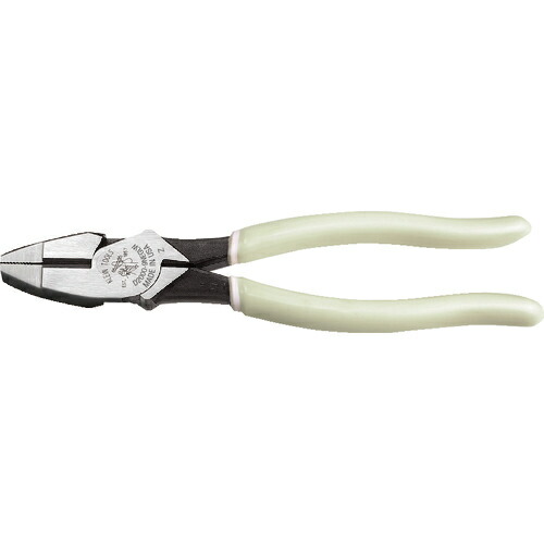 [ペンチ]ＫＬＥＩＮ ＴＯＯＬＳ社 ＫＬＥＩＮ 強力型ペンチ 偏芯タイプ ２５０ｍｍ 蓄光タイプ D20009NEGLW 1丁【195-2021】