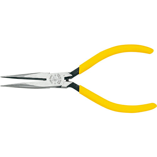 ■[ラジオペンチ]ＫＬＥＩＮ ＴＯＯＬＳ社 ＫＬＥＩＮ ロングノーズプライヤー スリム １４０ｍｍ D307-51/2C 1丁【195-2105】【代引不可商品】【メール便1個まで対象商品】