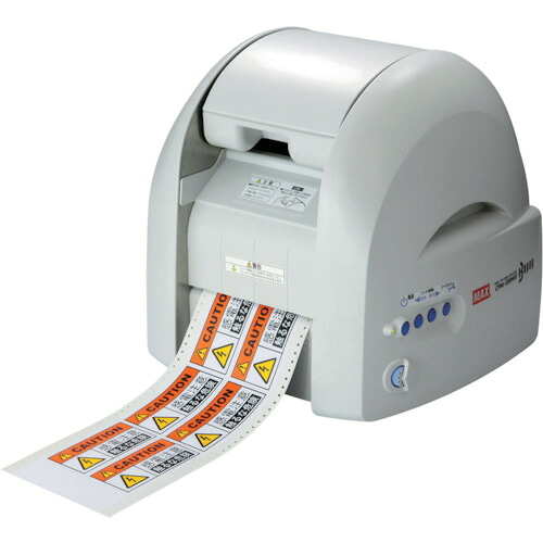 [下げ札印刷人]【貨物輸送無料】マックス（株） ＭＡＸ ビーポップ フリーカットラベルプリンタ ＣＰＭ－１００Ｈ６ CPM-100H6 1台【263-6333】【北海道・沖縄貨物輸送別途】【smtb-KD】