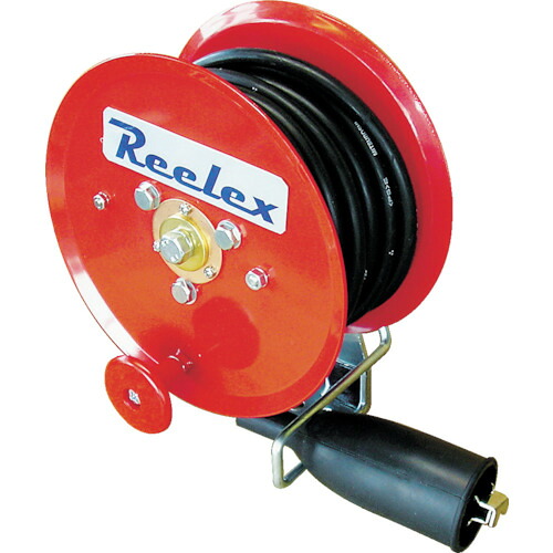 [アースリール]【送料無料】中発販売（株） Ｒｅｅｌｅｘ　アースリール　５．５ＳＱ&times;１０ｍ　５０Ａアースクリップ付　ER-810M 1台【481-2174】【北海道・沖縄送料別途】【smtb-KD】｜ものづくりのがんばり屋