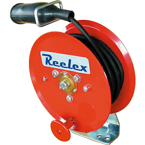 [電源リール]【送料無料】中発販売（株） Ｒｅｅｌｅｘ アースリール ２．０ＳＱ×２０ｍ ５０Ａアースクリップ付 ER-7220M 1台【851-3623】【北海道・沖縄送料別途】【smtb-KD】