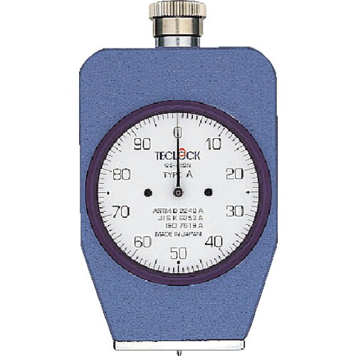 [硬度計]【送料無料】（株）テクロック ＴＥＣＬＯＣＫ ゴム・プラスチック硬度計 GS-719N 1個【103-0230】【北海道・沖縄送料別途】【smtb-KD】｜ものづくりのがんばり屋