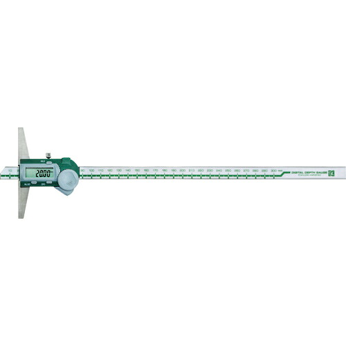 [デプスゲージ]【送料無料】新潟精機（株） ＳＫ　デジタルデプスゲージ　３００ｍｍ GDCS-300D 1台【161-4956】【北海道・沖縄送料別途】【smtb-KD】｜ものづくりのがんばり屋