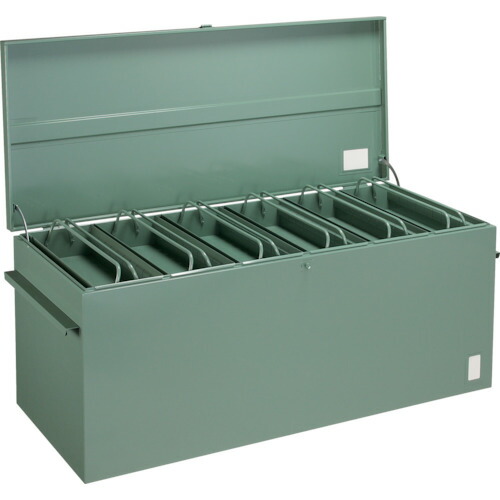 [車載用収納箱（スチール製）]【送料無料】トラスコ中山（株） ＴＲＵＳＣＯ 大型車載用工具箱 中皿付 １４００Ｘ６００Ｘ６００ 1台【代引不可商品・メーカー直送】【北海道・沖縄送料別途】【smtb-KD】【法人様方のみのお取扱いとなります】