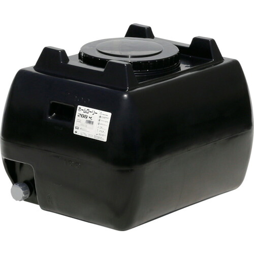 ★[ローリー貯蔵タンク]スイコー（株） ＳＵＩＫＯ ホームローリータンク２００ 黒 HLT-200(BK) 1個【363-4027】【代引不可商いもの】
