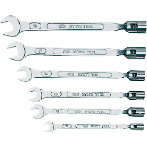 [フレックスソケットスパナ]【送料無料】京都機械工具（株） ＫＴＣ　フレックスソケットスパナセット　FBS6 1S【373-4323】【北海道・沖縄送料別途】【smtb-KD】｜ものづくりのがんばり屋