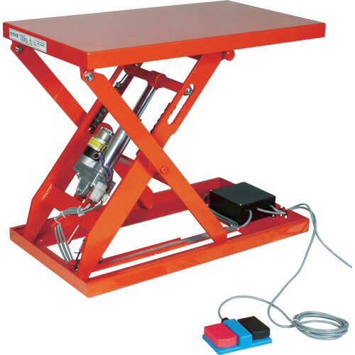 [テーブルリフト（電動式）]【送料無料】ＴＲＵＳＣＯ テーブルリフト２５０ｋｇ（電動Ｂねじ２００Ｖ）８００×１０５０ｍｍ HDL-L25810V-22 1台【代引不可・メー直】【北海道・沖縄送別】【smtb-KD】【法人様方のみお取扱い】