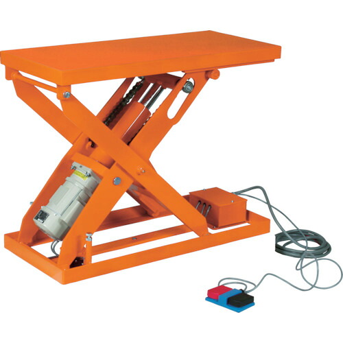 [速見表昇降機（電動式）]【貨物輸送無料】ＴＲＵＳＣＯ 百貨店ＦＡリフター５００ｋｇ 電動式 １２００Ｘ５００ HFA-50-0512 1台【代引不可・製造会社直送】【北海道・沖縄貨物輸送別途】【smtb-KD】【法人様方のみのお取りまわしとなります】