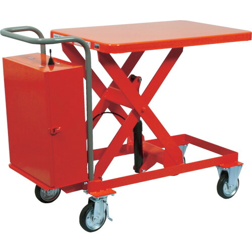 [ハンドリフター（乾電池油圧式）]【貨物輸送無料】ＴＲＵＳＣＯ ハンドリフター ８００ｋｇ ６００Ｘ１２００ 電動昇降式 HLAN-800 1台【代引不可商いもの・製造会社直送】【北海道・沖縄貨物輸送別途】【smtb-KD】【法人様方のみのお取りまわしとなります】