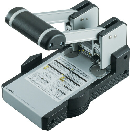[パンチ]カール事務器（株） カール 強力パンチ ＨＤ－４１０Ｎ 穿孔枚数１１０枚 HD410N 1台【855-3225】