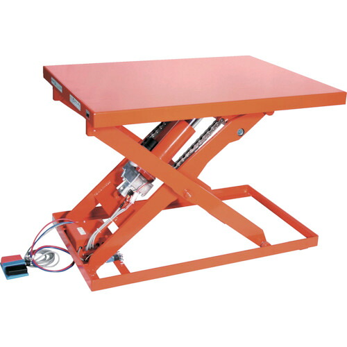 [早見表昇降機（電動式）]【貨物輸送無料】ＴＲＵＳＣＯ 早見表昇降機５００ｋｇ 電動Ｂねじコロンビア特別区２４Ｖ乾電池専用 ６５０×１２００ HDLL50612VD2 1台【代引不可・メー直】【北海道・沖縄送別】【smtb-KD】【法人様方のみお取りまわし】