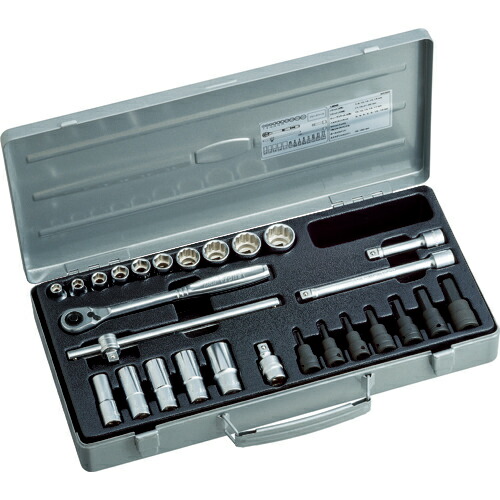 [ソケットレンチセット]【送料無料】ＴＯＮＥ（株） ＴＯＮＥ ミックスソケットレンチセット ２７ｐｃｓ MX300 1S【116-5569】【北海道・沖縄送料別途】【smtb-KD】