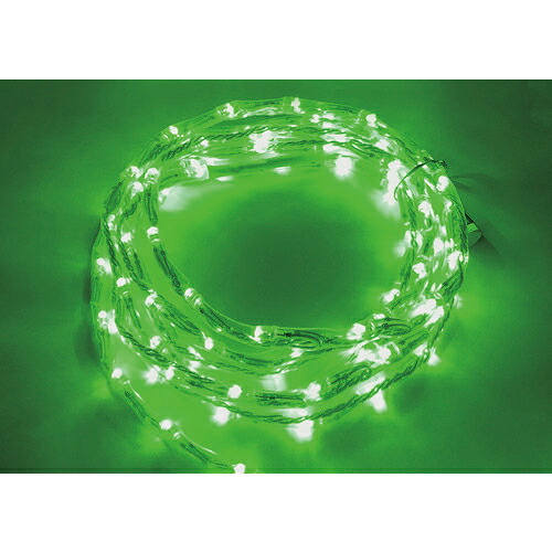 [イルミネーションＬＥＤ]トライト（株） ｔｌｉｇｈｔ ＬＥＤチューブストリング ブルーイッシュグリーン Ｌ３０００ NTCE1-99-30P/2 1本【200-3327】