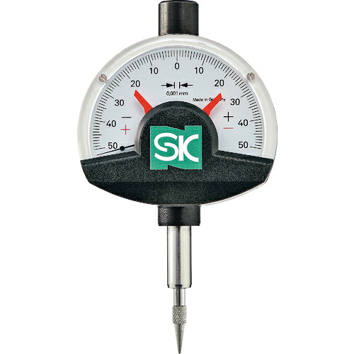 [ダイヤルゲージ]【送料無料】新潟精機（株） ＳＫ Ｓラインダイヤルコンパレータ 目量０．００１ｍｍ 測定範囲０．１ｍｍ KMC-1001 1台【207-1748】【北海道・沖縄送料別途】【smtb-KD】