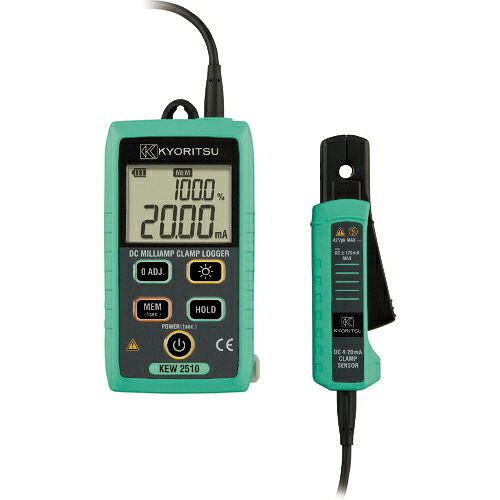 [デジタルクランプメーター（遣り取り・直流電流位置づける用）]【貨物輸送無料】共立灯し火表示計器（株） ＫＹＯＲＩＴＳＵ ２５１０ コロンビア特別区ミリアンペアクランプロガー 1台【216-6638】【北海道・沖縄貨物輸送別途】【smtb-KD】