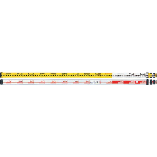 ★[標尺]ムラテックＫＤＳ（株） ＫＤＳ Ｋ型アルミスタッフ５ｍ４段 K542W 1本【219-7235】【代引不可商品】