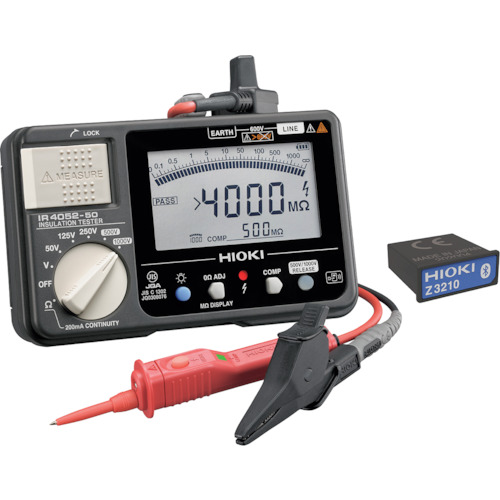[デジタル縁切り持ちこたえる計]【貨物輸送無料】日置電機（株） ＨＩＯＫＩ 縁切り持ちこたえる計無線電話仕掛ける ＩＲ４０５２－９１ IR4052-91 1台【268-6172】【北海道・沖縄貨物輸送別途】【smtb-KD】