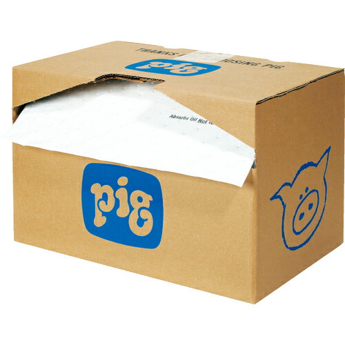 [吸収材（ロールタイプ）]【送料無料】エー・エム・プロダクツ（株） ｐｉｇ　油専用フォーインワンピグマット　ミシン目入り　（１巻／箱）　MAT484A 1箱（1巻入）【364-6891】【北海道・沖縄送料別途】【smtb-KD】