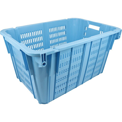 ★[メッシュコンテナ]岐阜プラスチック工業（株） ＲＩＳＵ メッシュコンテナ １３０３５４ プラスケットＮｏ．２１００本体２０５Ｌ 青 NO-2100 1個【423-1970】【代引不可商品】｜ものづくりのがんばり屋