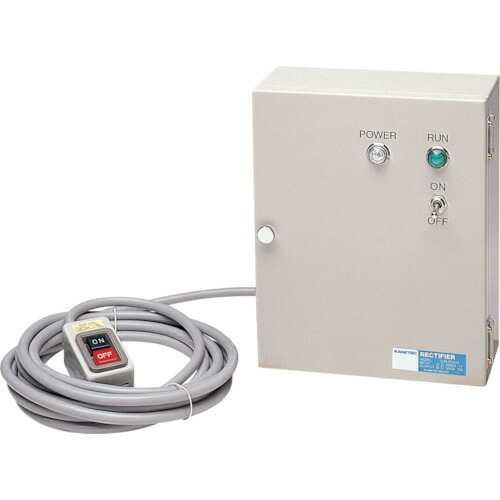 [リフティングマグネット]【送料無料】カネテック（株） ＫＡＮＥＴＥＣ 電磁リフマ適用整流器 出力電流８Ａ 遠隔スイッチ KR-P208 1台【457-5164】【代引不可商品】【北海道・沖縄送料別途】【smtb-KD】