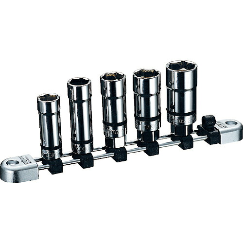 [ソケットセット（自動車整備用）]【送料無料】京都機械工具（株） ｎｅｐｒｏｓ ９．５ｓｑ．プラグレンチセット［５コ組］ 1Ｓ【807-0902】【北海道・沖縄送料別途】【smtb-KD】