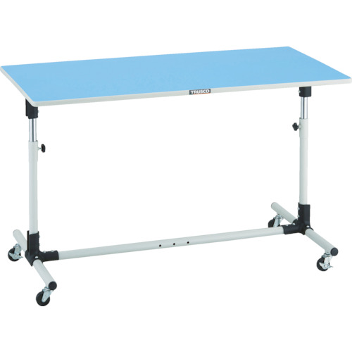 [昇降式作業台（５０ｋｇタイプ）]【送料無料】トラスコ中山（株）　ＴＲＵＳＣＯ　ジャスト　９００Ｘ６００ＸＨ７００－９５０　車輪付　JM-9060C　1台【代引不可商品】【北海道・沖縄送料別途】【smtb-KD】【法人様方のみのお取扱いとなります】