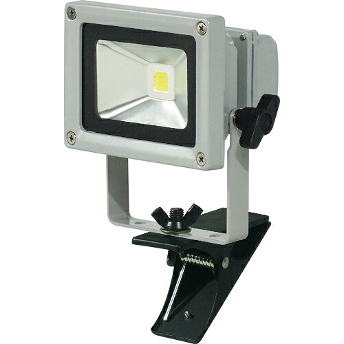 [ＬＥＤ投光器]日動工業（株） ＮＩＣＨＩＤＯ ＬＥＤ作業灯 １０Ｗ クリップ式 1台【835-7709】