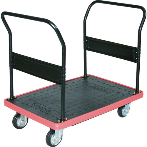 [樹脂製運搬車]【送料無料】トラスコ中山（株） ＴＲＵＳＣＯ ＭＫＰ樹脂製台車 両袖ハンドル ７１６&times;４３６ MKP153 1台【代引不可商品・メーカー直送】【北海道・沖縄送料別途】【smtb-KD】【法人様方のみのお取扱いとなります】｜ものづくりのがんばり屋
