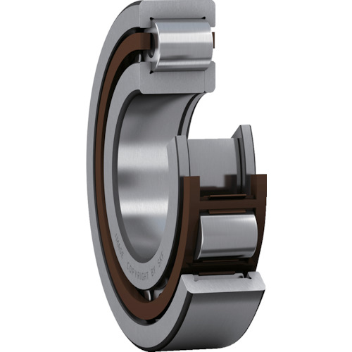 [円柱ころ軸受]日本エスケイエフ（株） ＳＫＦ 単列円柱ころ軸受 ＮＵＰ型 口径４０粍Ｘ外径９０粍Ｘ幅３３粍 NUP 2308 ECP 1個【390-4819】