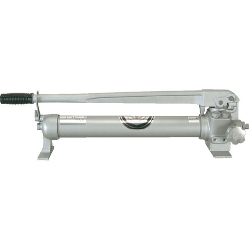 [ポンプ式油圧ジャッキ]理研機器（株） ＲＩＫＥＮ　アルミ手動ポンプ　P-1B-AL 1台【467-6904】【別途運賃必要なためご連絡いたします。】