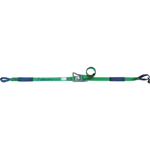 [ベルト荷締機]【送料無料】オールセーフ（株）　ａｌｌｓａｆｅ　ラッシングベルト　ラチェット式しぼり５０仕様重荷重　R5I16　1本【北海道・沖縄送料別途】【smtb-KD】【763-5427】