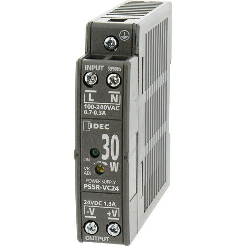 [電源]【送料無料】ＩＤＥＣ（株） ＩＤＥＣ ＰＳ５Ｒ－Ｖ形スイッチングパワーサプライ（薄形ＤＩＮレール取付電源） PS5RVD24 1個【833-8780】【北海道・沖縄送料別途】【smtb-KD】
