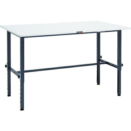 [高さ調節式作業台（ＡＥＭ型１５０ｋｇタイプ）]【送込】ＴＲＵＳＣＯ 軽荷重作業台高さ調節式（１５０ｋｇ）ＡＥＭ型 １５００Ｘ９００ＸＨ６５０～９５０ 基本タイプ ダークグレー色 1台【代引不可】【北海道沖縄送別】【smtb-KD】【法人様のみ取扱い】