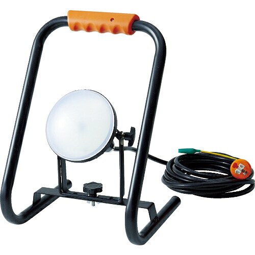 [ＬＥＤ投光器]【送料無料】トラスコ中山（株） ＴＲＵＳＣＯ ＬＥＤ投光器 ＤＥＬＫＵＲＯ スタンドタイプ ２０Ｗ １０ｍ アース付 ２芯３芯両用タイプ RTLE-210EP-S 1台【114-5831】【北海道・沖縄送料別途】【smtb-KD】