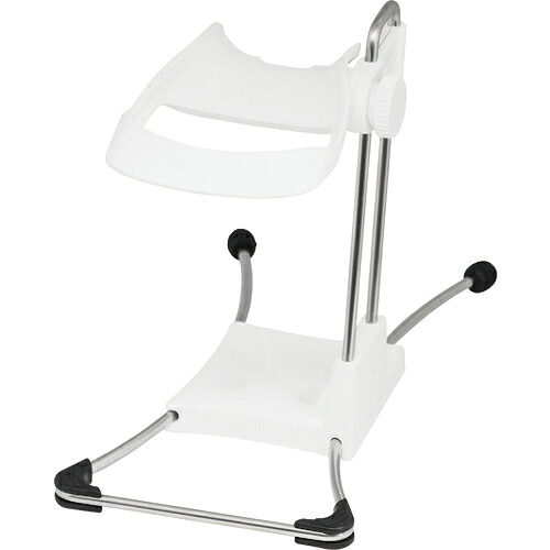 [ハンディスキャナ]（株）オプトエレクトロニクス ＯＰＴＩＣＯＮ　バーコードスキャナ用　ハンズフリースタンド　Ｌ２２用 STD-22X-WHT 1個【115-3953】【代引不可商品・メーカー直送】