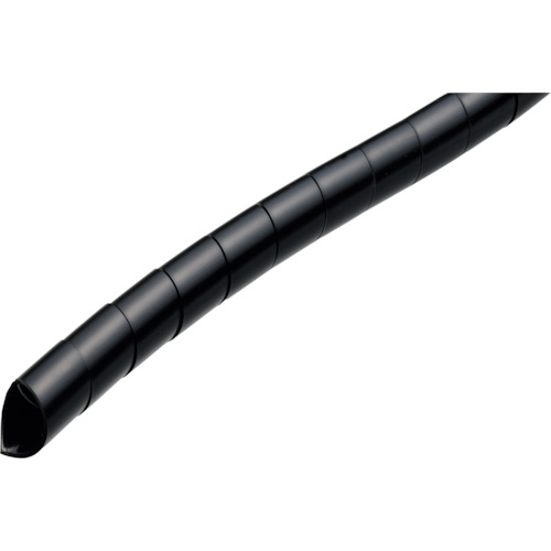 [束線チューブ]（株）潤工社 潤工社 ポリエチレンスパイラルチューブＳＥ １０Ｘ８ｍｍ １００ｍ 黒 SE-10-BK-100 1巻【383-5183】