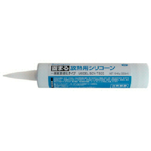 [放熱潤滑油]【貨物輸送無料】サンハヤト（株） サンハヤト 固まる放熱用ケイ素樹脂 SCV-T500 1本【404-6188】【お取り寄せ品】 【北海道・沖縄貨物輸送別途】【smtb-KD】