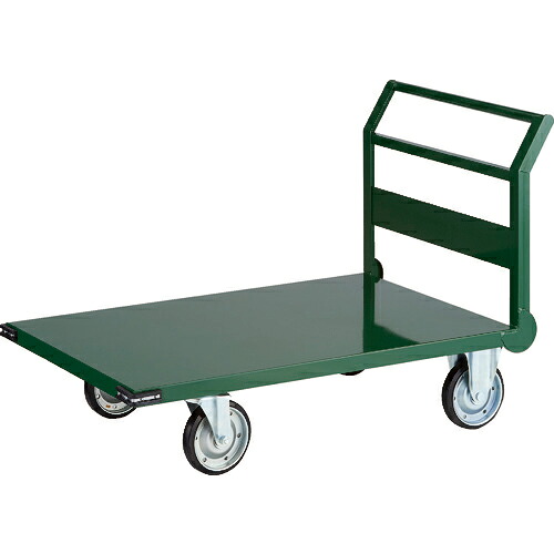 [鋼鉄製運搬車]【送料無料】トラスコ中山（株） ＴＲＵＳＣＯ 鋼鉄製運搬車 導電性 １４００Ｘ７５０ ＧＮ SH-1LNE-GN 1台【代引不可商品・メーカー直送】【北海道・沖縄送料別途】【smtb-KD】【法人様方のみのお取扱いとなります】