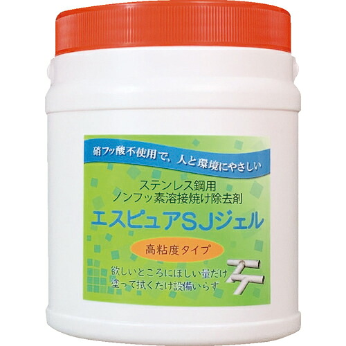 [焼け取り剤]【送料無料】佐々木化学薬品（株） 佐々木化学　ステンレス溶接焼け除去剤　エスピュアＳＪジェル（高粘度タイプ）１ｋｇ　SJJEL1000G 1個【490-3692】【北海道・沖縄送料別途】【smtb-KD】