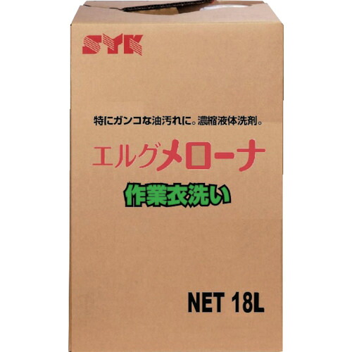 [洗い濯ぎ中性洗剤]【貨物輸送無料】鈴木あぶら身製作（株） ＳＹＫ 御役目取り入れる洗い濯ぎ中性洗剤 メローナ １８Ｌ S-534 1缶【493-3966】 日用消耗品-洗剤・柔軟剤・クリーナー