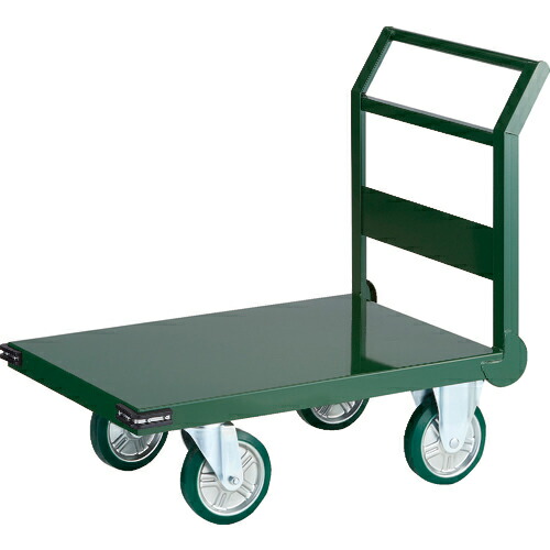[鋼鉄製運搬車]【送料無料】トラスコ中山（株） ＴＲＵＳＣＯ 鋼鉄製運搬車 １トン ９００Ｘ６００ 緑 SH10-2 1台【818-5169】【代引不可商品】【北海道・沖縄送料別途】【smtb-KD】【法人様方のみのお取扱いとなります】
