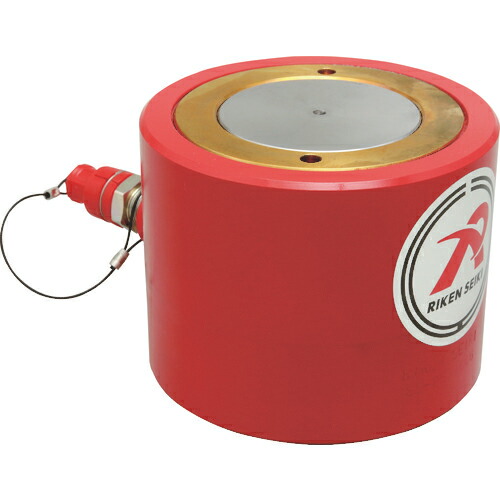 [ポンプ式油圧ジャッキ]理研機器（株） ＲＩＫＥＮ　単動式油圧シリンダー　インチねじ　ストローク２５ｍｍ　ＶＣカプラ付 S5-25VC 1台【819-9911】【代引不可商品】【別途運賃必要なためご連絡いたします。】 53,552円