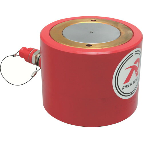 [ポンプ式油圧ジャッキ]理研機器（株） ＲＩＫＥＮ　単動式油圧シリンダー　インチねじ　ストローク２５ｍｍ　ＶＣカプラ付 S7-25VC 1台【819-9916】【代引不可商品】【別途運賃必要なためご連絡いたします。】