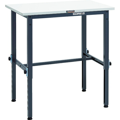 [高さ調節式作業台（ＡＥＭ型１５０ｋｇタイプ）]【送込】ＴＲＵＳＣＯ 軽荷重作業台高さ調節式（１５０ｋｇ）ＡＥＭ型 ９００Ｘ６００ＸＨ６５０～９５０ 基本タイプ ダークグレー色 1台【代引不可】【北海道沖縄送別】【smtb-KD】【法人様のみ取扱い】