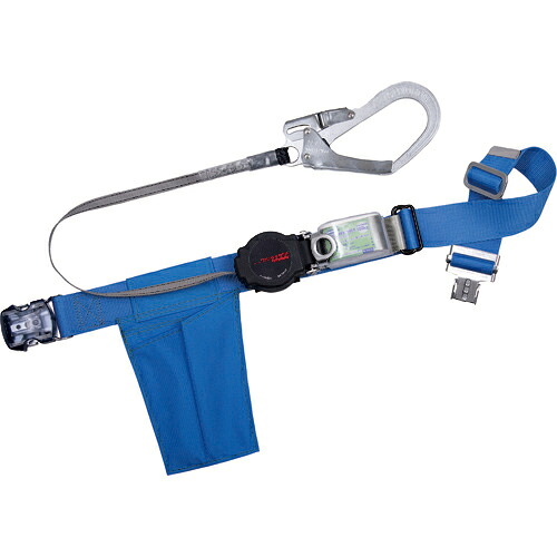 [胴ベルト型墜落制止用器具]【送込】ＴＳＵＹＯＲＯＮ 胴ベルト型墜落制止用器具ロック機構付き ワン・ハンドリトラ 青 Ｍサイズ 幅５０ＭＭ×長さ１２００ＭＭ ワンタッチバックル仕様 1本【北海道・沖縄送別】【smtb-KD】