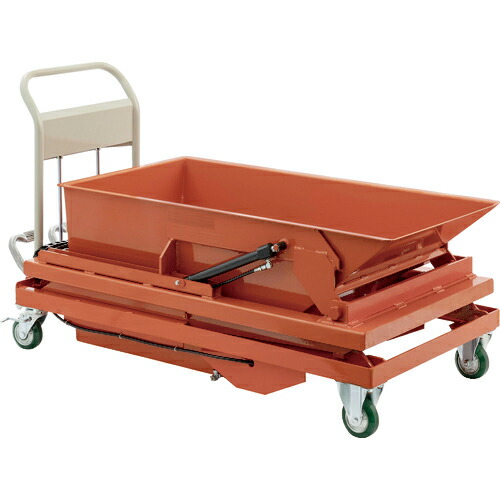 [廃棄物運搬車]【送料無料】トラスコ中山（株） ＴＲＵＳＣＯ ダンプタイプスクラップ台車 ２段式 TBTW-250 1台【206-8118】【北海道・沖縄送料別途】【smtb-KD】【代引不可商品・メーカー直送】【お取り寄せ品】