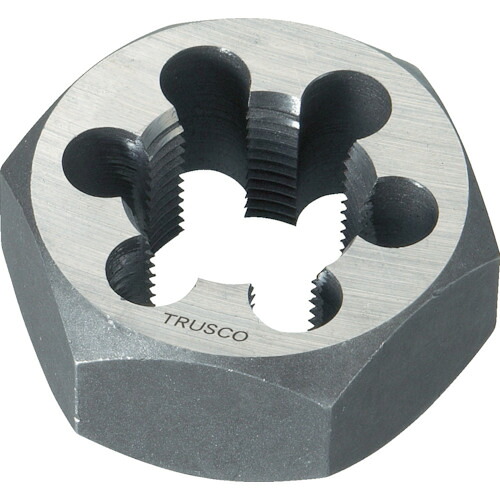 [サラエナットダイス]【送料無料】トラスコ中山（株） ＴＲＵＳＣＯ 六角サラエナットダイス 並目 Ｍ４２ｘ４．５ TD6-42X4.5 1個【257-0332】【北海道・沖縄送料別途】【smtb-KD】