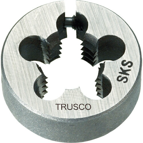 ■[ダイス]トラスコ中山（株） ＴＲＵＳＣＯ 管用平行ダイス ＰＦ１／８－２８ ＳＫＳ TKD-38PF1/8-28 1個【480-6484】【代引不可商品】【メール便1個まで対象商品】